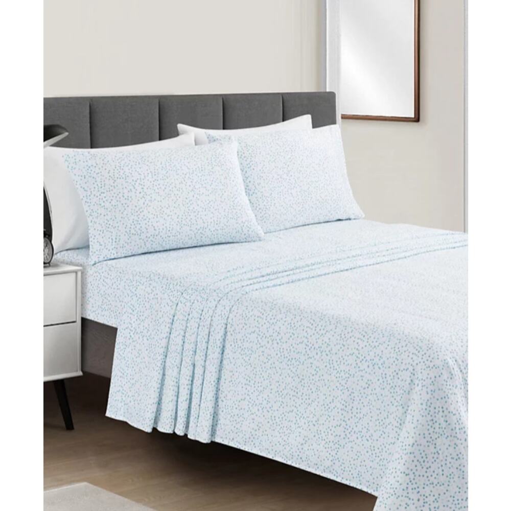 Fairfield Square Collection Microfiber Easy Care Printed 4-Pc. Sheet Set, King